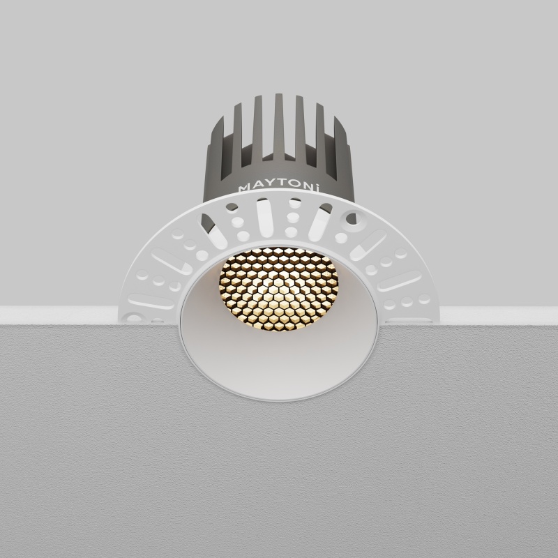 Встраиваемый светильник Maytoni DL121-15W-3K-TRS-W