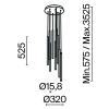 Подвесной светильник Maytoni MOD236PL-L54BS3K