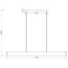 Линейный светильник ARTE Lamp A2505SP-2BK