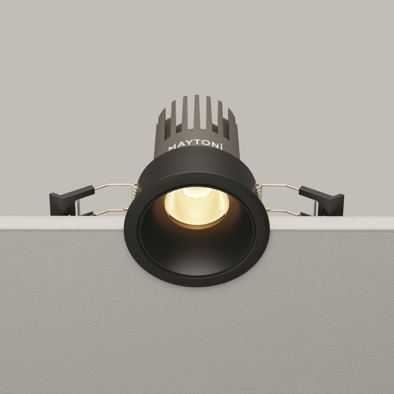 Встраиваемый светильник Maytoni DL115-10W-2.7K-B
