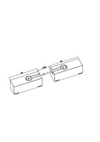SWG PRO Угловой коннектор на проводе электрический гибкий Черный SY-CN-FLEX2-BL, SY-CN-FLEX2-BL