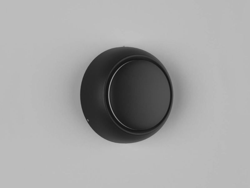 DesignLed Светильник настенный GW MUN черный, GW-6100-5-BL-WW