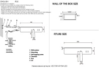 Бра Crystal Lux VECTOR AP15W LED BL