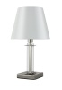 Настольная лампа Crystal Lux NICOLAS LG1 NICKEL/WHITE