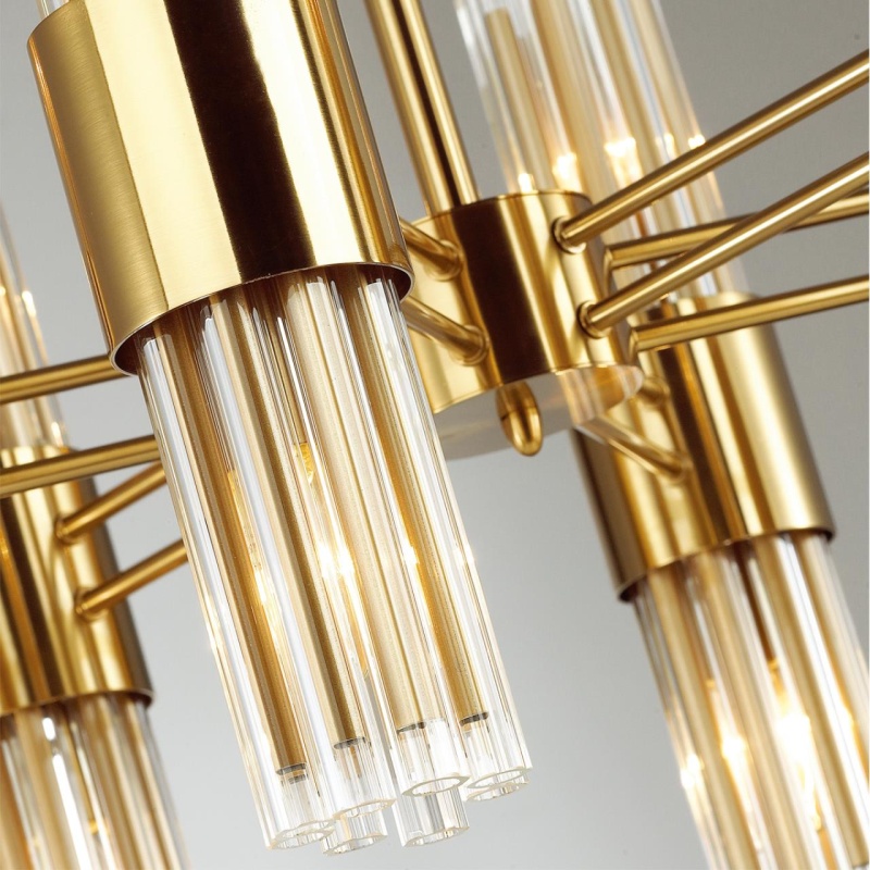 4786/2W HALL ODL21 420 золото/металл/стекло Бра E14 2*40W VIKETA