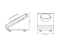 EasyDim Радио пульт DESK-RGB с валкодером на 1 зону для RGB ленты, DESK-RGB