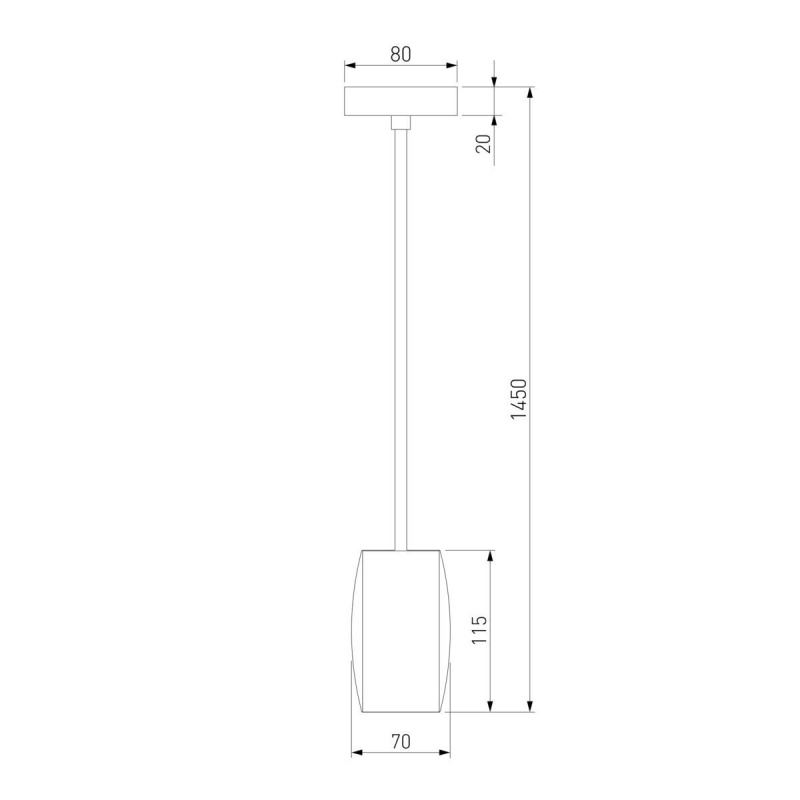 Подвесной светильник Eurosvet 50246/1 LED черный