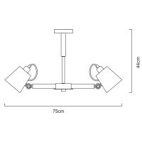 Люстра на штанге ARTE Lamp A7141PL-5WH