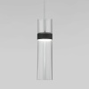 Подвесной светильник Eurosvet 50244/1 LED черный/прозрачный