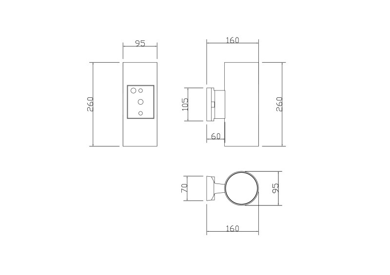 Настенный светильник (бра) Outdoor O419WL-02GR