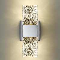 4365/5WL HIGHTECH ODL23 433 хром полированный/стекло Настенный св-к IP20 LED 10W 634Лм 3000K RICCI