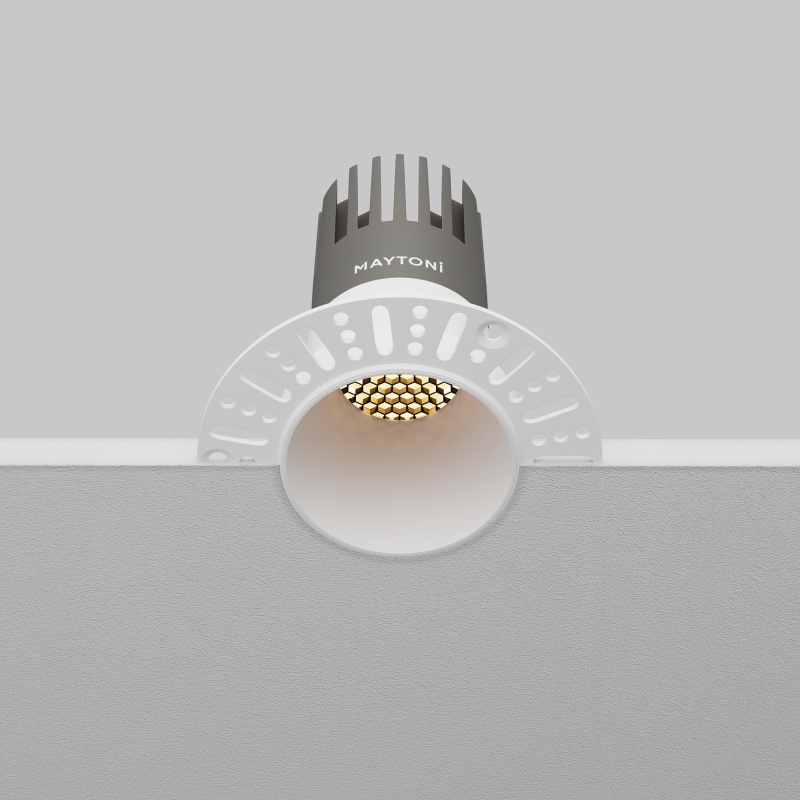 Встраиваемый светильник Maytoni DL120-10W-3K-TRS-W
