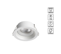 371054 WIR NT26 000 белый Светильник встраиваемый IP20 GU10 12W 220-240V CLOUD