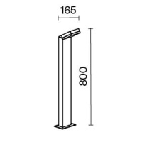 Ландшафтный светильник Outdoor O595FL-L12B3K
