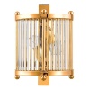 Бра Crystal Lux TADEO AP2 GOLD/TRANSPARENTE