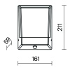 Настенный светильник (бра) Outdoor O448WL-L9GF3KSR