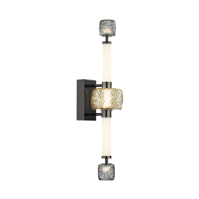 5427/28WL L-VISION ODL_EX24 000 черный хром/белый/дымчатый/коньячный/металл/стекло/акрил Бра LED 28W 3000K KLIFF