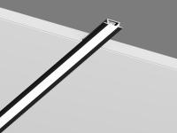 SWG Standard Встраиваемый алюминиевый профиль SWG, черный, RC-2206-BL