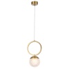 Подвесной светильник Crystal Lux CAROLINA SP1 V1 BRASS