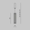 Подвесной светильник Maytoni MOD410PL-L12CH3K