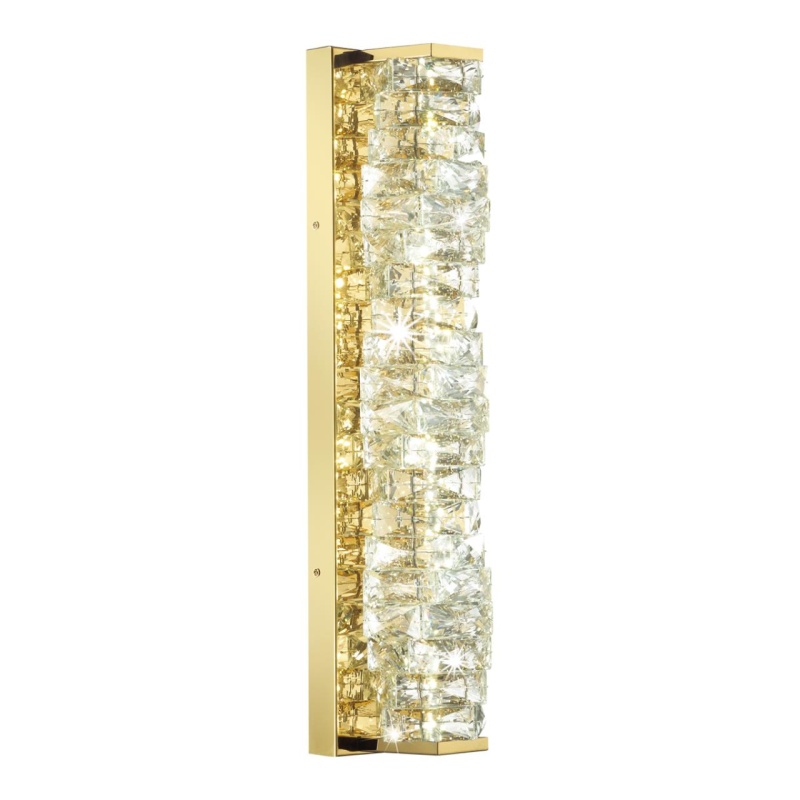 4999/15WL HALL ODL23 623 золотой/прозрачный/металл/хрусталь Бра LED 15W 4000K STRAZA