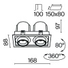 Встраиваемый светильник Technical DL095-02-10W3K-W