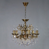 Подвесная люстра AMBIENTE by BRIZZI 2128/6 PB Tear Drop