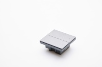 Выключатель Yeelight Pro, серия E20, проводной, 2 клавиши, серый (CN)