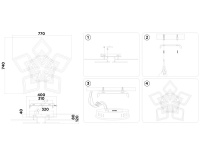 Накладная люстра Ambrella Light FA8914