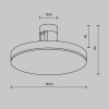Трековый светильник Technical TR152-1-7W4K-PT