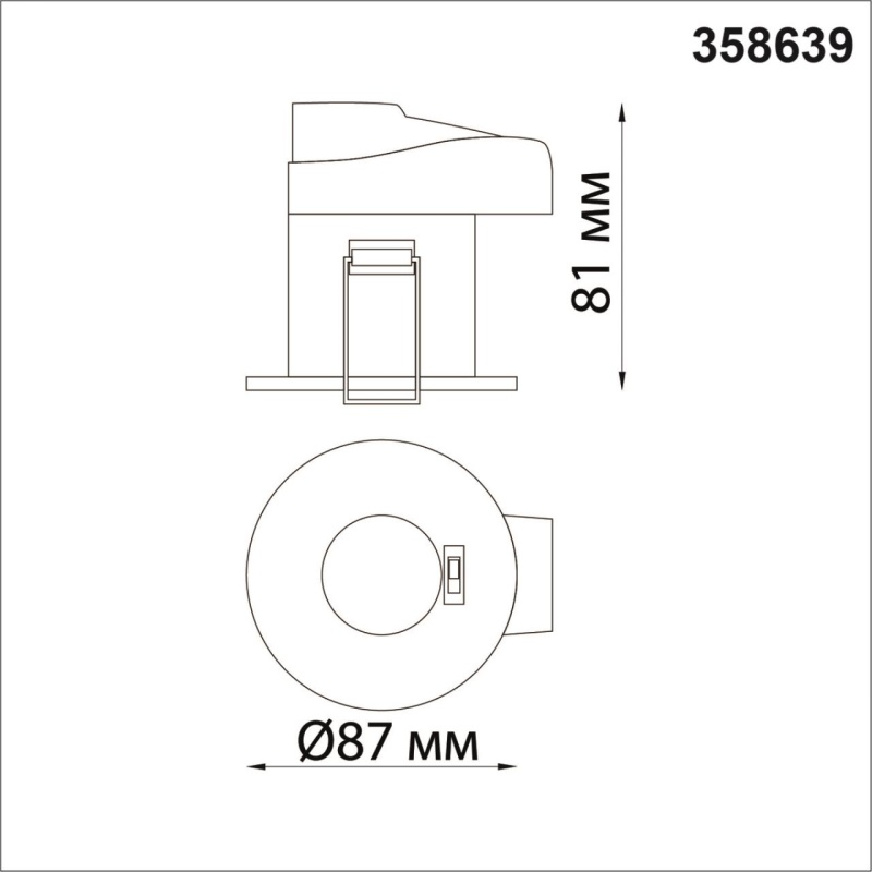 358639 NT Светильник 8Вт 3000/4000/5000К 220В IP65 SPOT