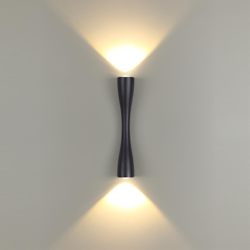 4291/10WL HIGHTECH ODL22 437 черный/металл Настенный светильник IP20 LED 10W 453Лм 3000K ANIKA
