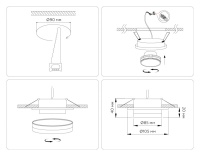 Встраиваемый светильник Ambrella Light TN5214
