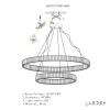 Каскадная люстра iLedex 10920P/2-60W-3000K (10/6) GL-CL