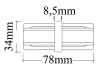 Коннектор Crystal Lux CLT 0.211 06 WH