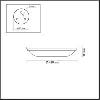 Накладной светильник Odeon Light 4956/5