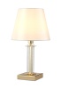 Настольная лампа Crystal Lux NICOLAS LG1 GOLD/WHITE