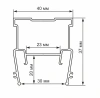 Профиль световые линии Flexy LINE 30 (2м) ПФ 6838