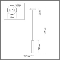 Подвесной светильник Odeon Light 5062/5LA