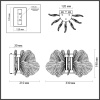 5089/25WL L-VISION ODL25 551 Бра 25W IP20 3500K 220V SIAMA