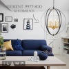 Подвесная люстра iLamp 9977-800 GL+BK