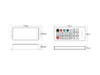 SWG Standard Контроллер CW 2.4G для MIX ленты с пультом, SW-CW-2.4G-16A