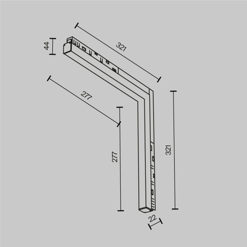 Трековый светильник Technical TR102-24W4K-W