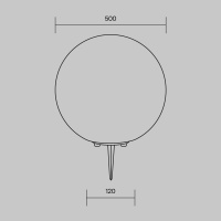 Ландшафтный светильник Outdoor O594FL-01W1