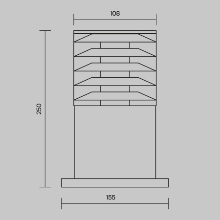 Ландшафтный светильник Outdoor O576FL-01GR