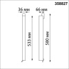 358827 PORT NT22 228 черный Светильник трековый однофазный трехжильный IP20 LED 4000K 30W 220V ITER