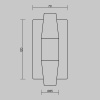 Бра Maytoni MOD401WL-L6BS3K