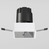 Встраиваемый светильник Elektrostandard 25091/LED 10W 4000K белый/хром