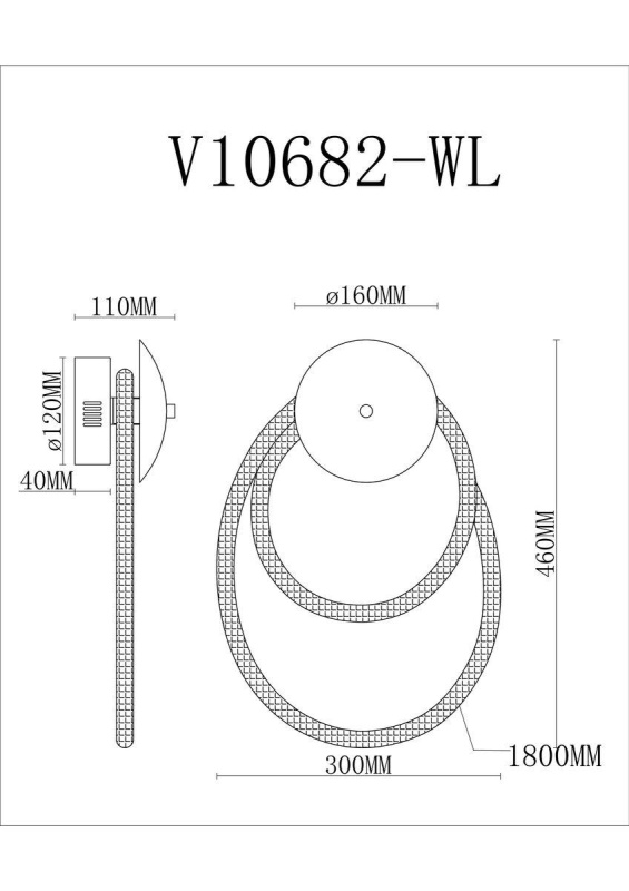 Бра Moderli V10682-WL