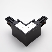 Коннектор Yeelight Pro S21 для магнитного подвесного трека, L-Тип, горизонтальный, токопроводящий, черный YLP064